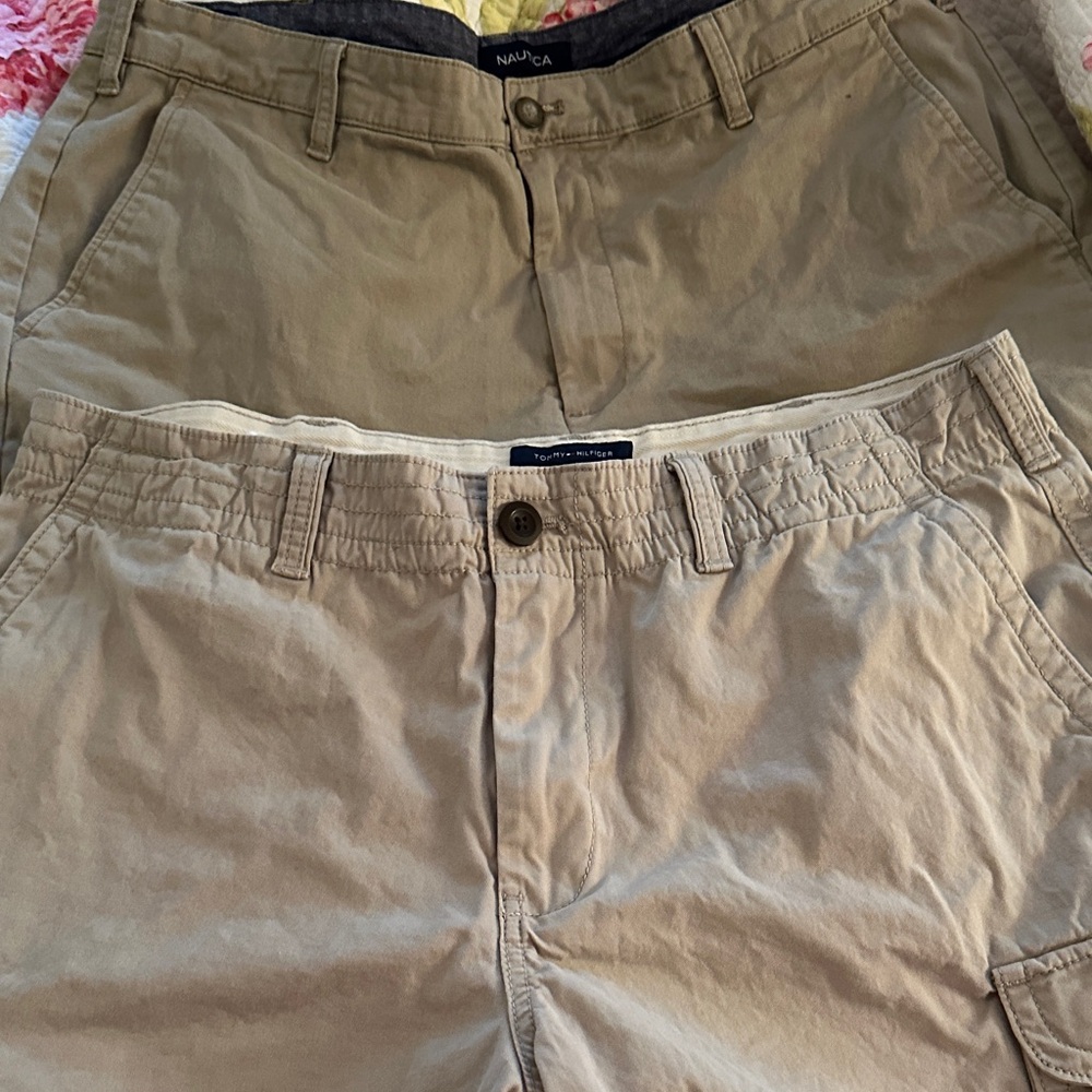 Nautica Men's Beige and Tan Shorts